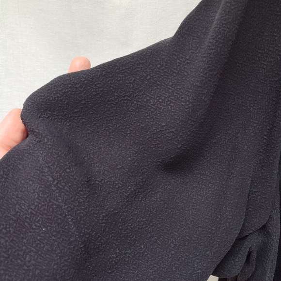 NWT Dressori Toni T Plus Top black silk asymmetric tunic crepe new lagenlook 3X - Picture 10 of 10